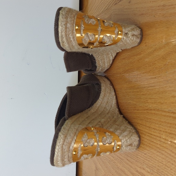 TORY BURCH Kristen Espadrille Wedge Sandals - Picture 2 of 8